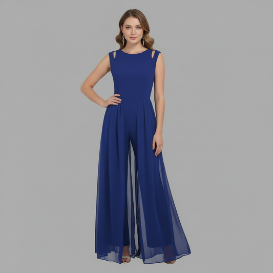 Ärmelloser Jumpsuit Weiß | Damen Jumpsuit Sommer