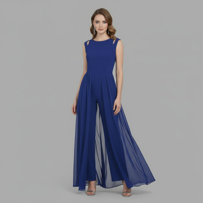 Ärmelloser Jumpsuit Weiß | Damen Jumpsuit Sommer