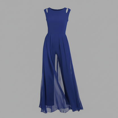Ärmelloser Jumpsuit Weiß | Damen Jumpsuit Sommer