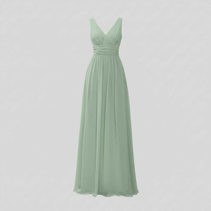 Ärmelloses Maxi Kleid V-Ausschnitt | Maxikleid Sommer Damen