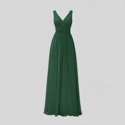 Ärmelloses Maxi Kleid V-Ausschnitt | Maxikleid Sommer Damen