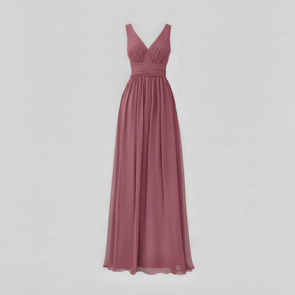 Ärmelloses Maxi Kleid V-Ausschnitt | Maxikleid Sommer Damen