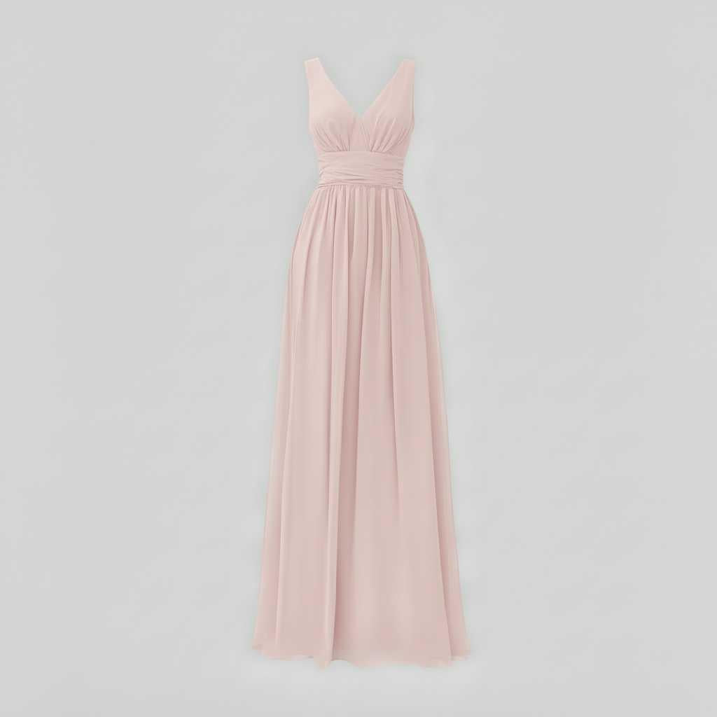 Ärmelloses Maxi Kleid V-Ausschnitt | Maxikleid Sommer Damen