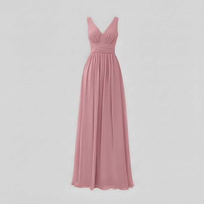 Ärmelloses Maxi Kleid V-Ausschnitt | Maxikleid Sommer Damen