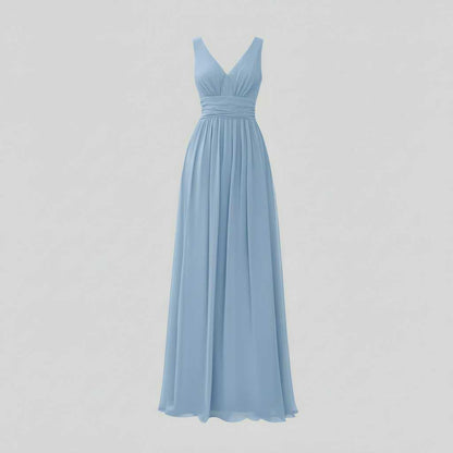 Ärmelloses Maxi Kleid V-Ausschnitt | Maxikleid Sommer Damen