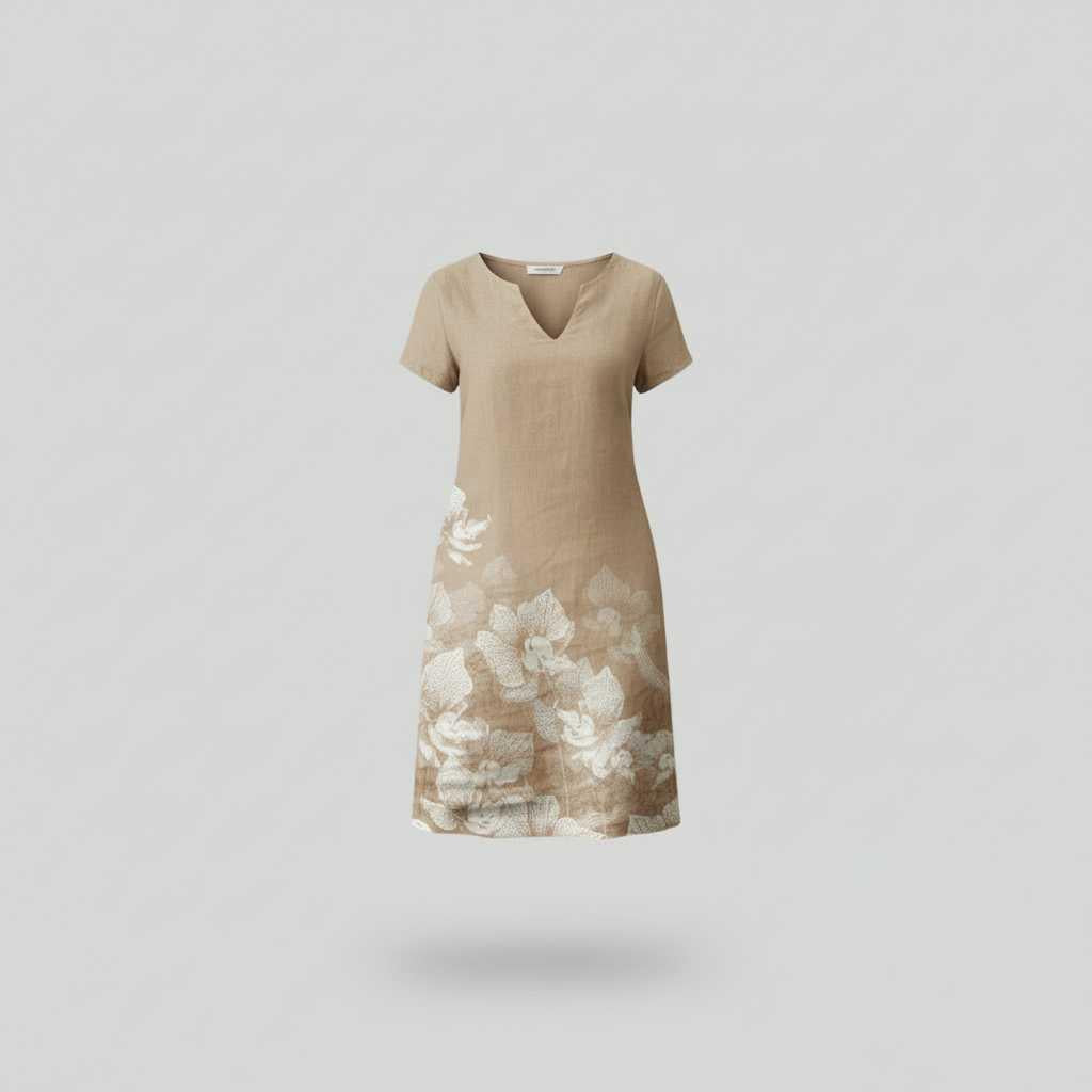 Blumenmuster Sommerkleid | Damen Mini Kleid