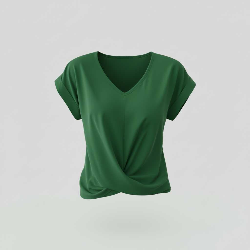 Damen Kurzarm Top | Modisches Sommeroberteil