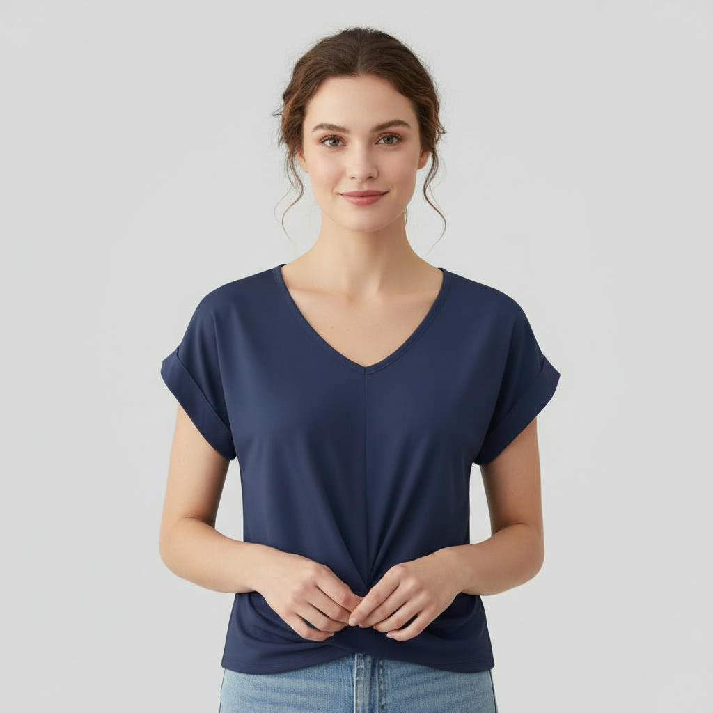 Damen Kurzarm Top | Modisches Sommeroberteil