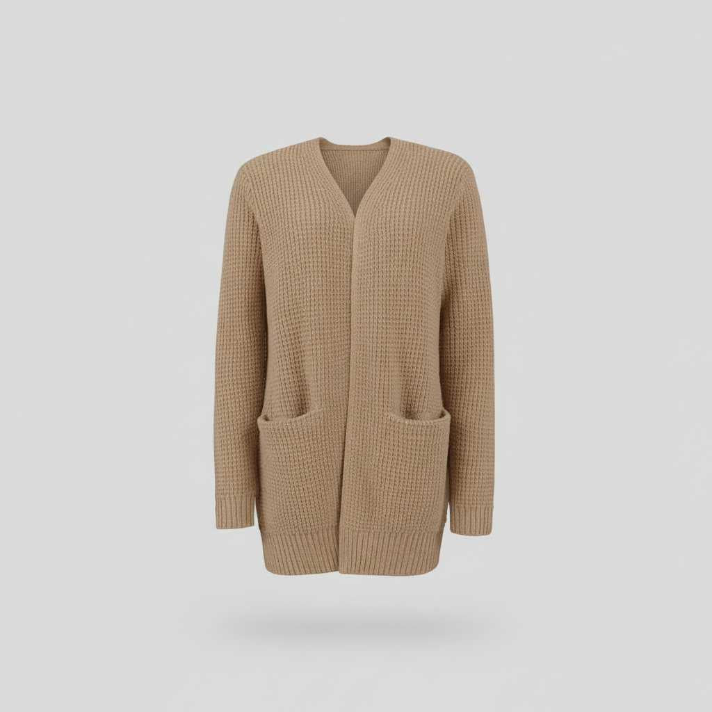Lange Strickjacke Damen | Gemütlicher Winterstyle