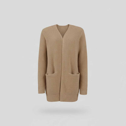 Lange Strickjacke Damen | Gemütlicher Winterstyle