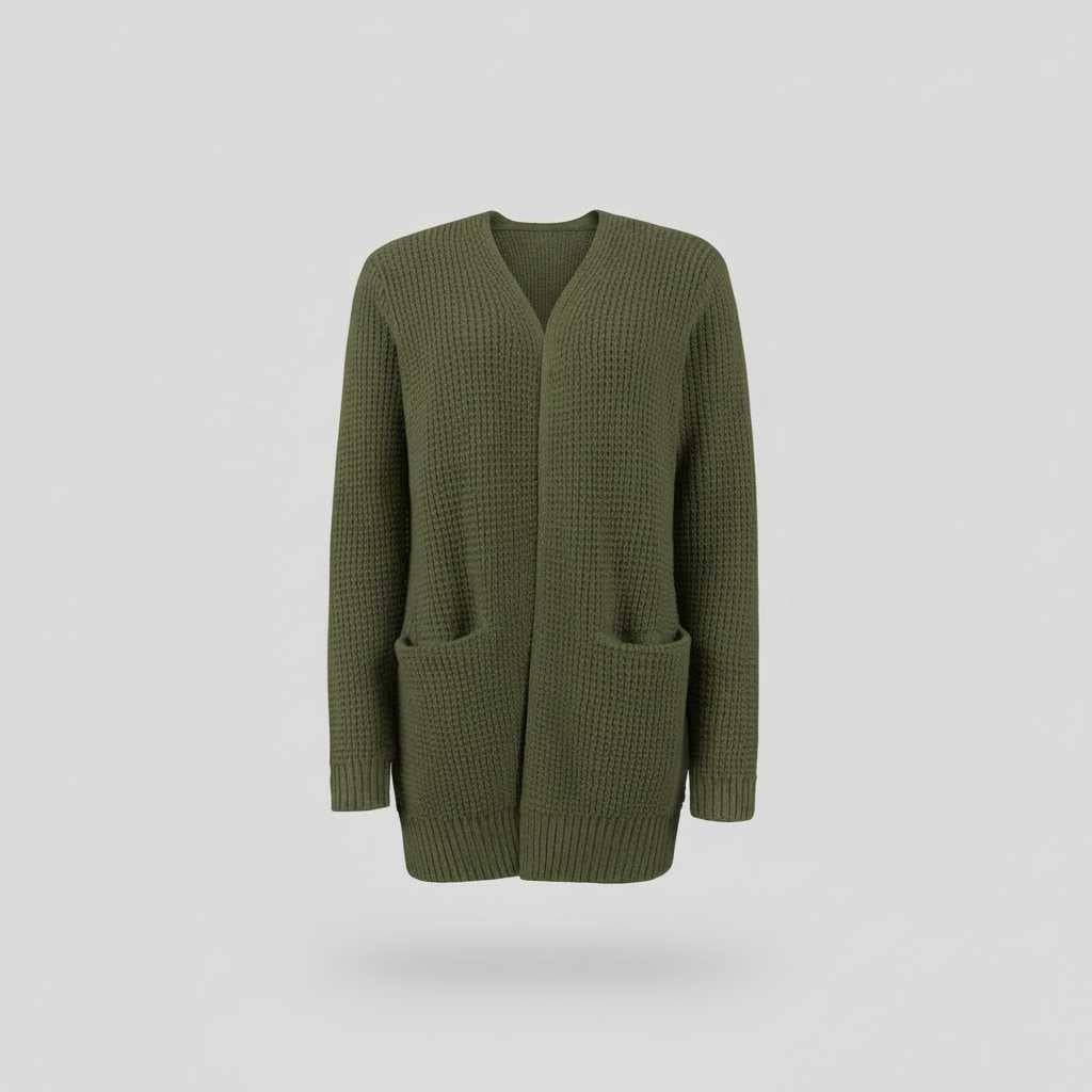 Lange Strickjacke Damen | Gemütlicher Winterstyle