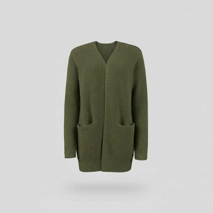 Lange Strickjacke Damen | Gemütlicher Winterstyle