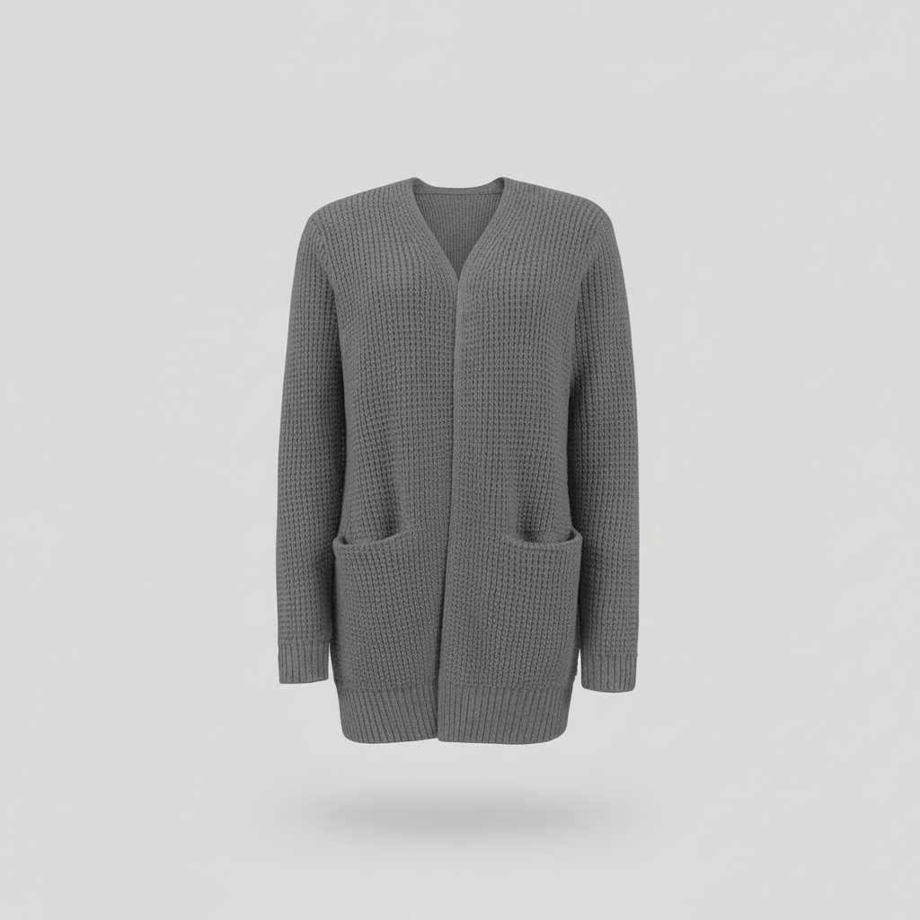 Lange Strickjacke Damen | Gemütlicher Winterstyle