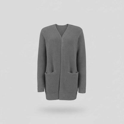 Lange Strickjacke Damen | Gemütlicher Winterstyle