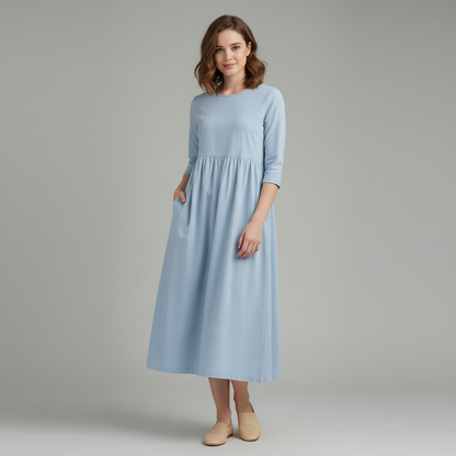 Luftiges Sommerkleid | Midi für Damen