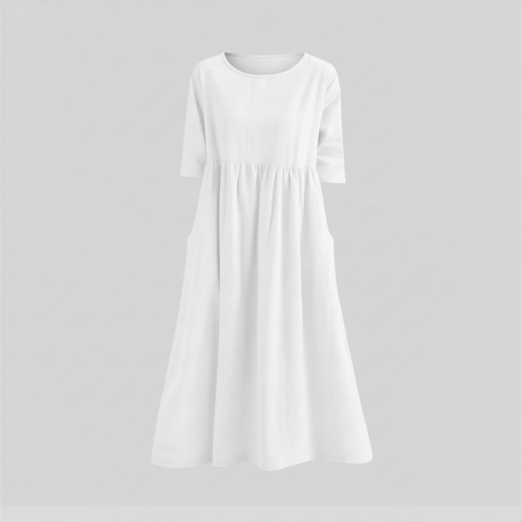Luftiges Sommerkleid | Midi für Damen