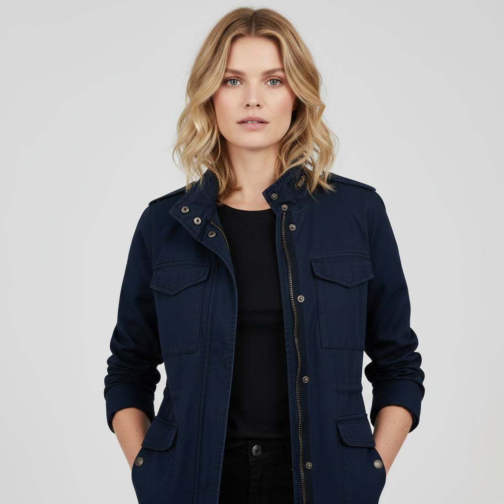 Moderne Damenjacke | Vielseitige Reißverschlussjacke