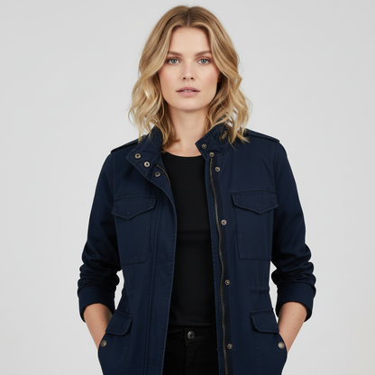Moderne Damenjacke | Vielseitige Reißverschlussjacke